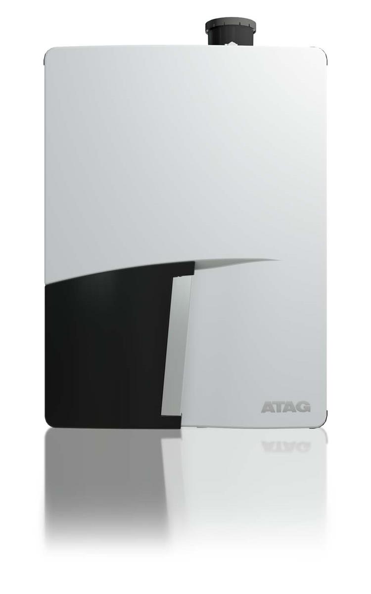 Atag Q-serie Q15SR solo chaudière mural à condensation (gaz naturel +30% H2 melangé) 14,4 kW - label ERP CV: A - avec vanne à 3 vois